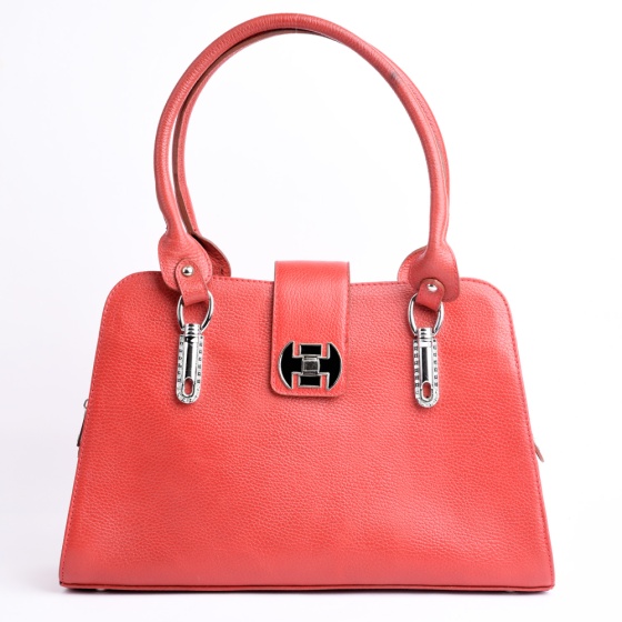 کیف مجلسی زنانه طرح 5248 چرم فلوتر قرمز