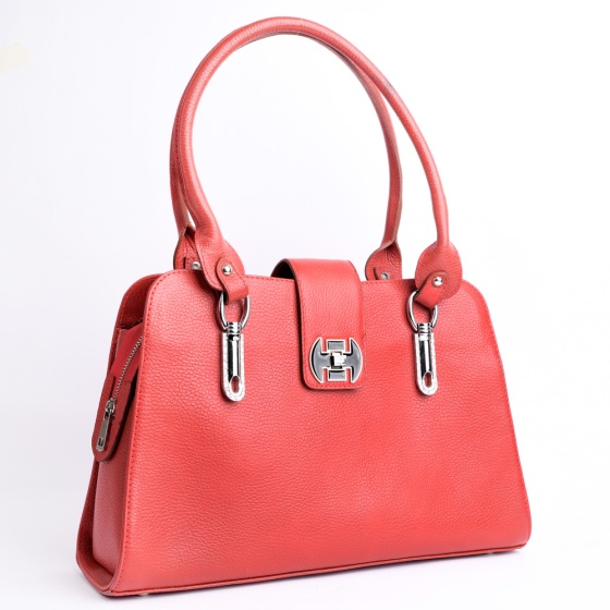 کیف مجلسی زنانه طرح 5248 چرم فلوتر قرمز