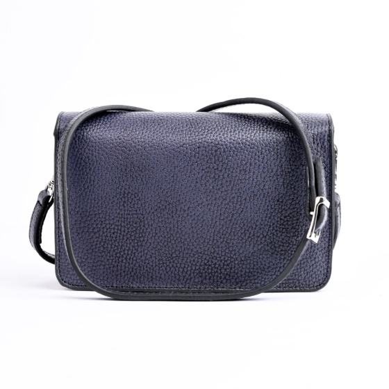 کیف زنانه مجلسی طرح هانیس چرم فلوتر بنفش