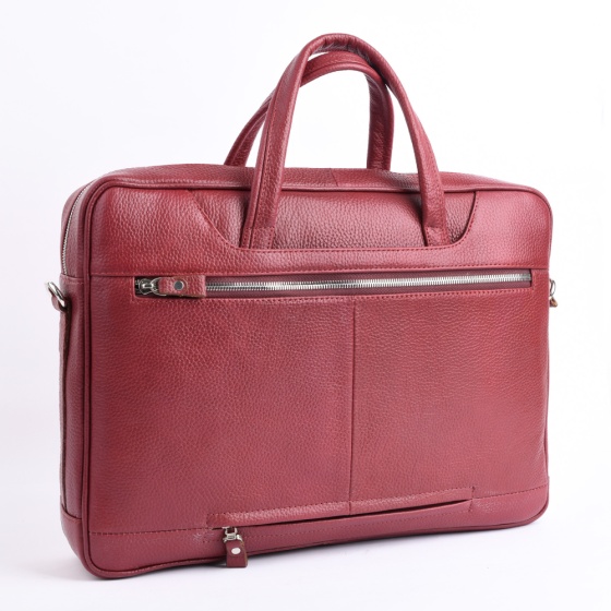 کیف اداری طرح آرتا چرم فلوتر زرشکی