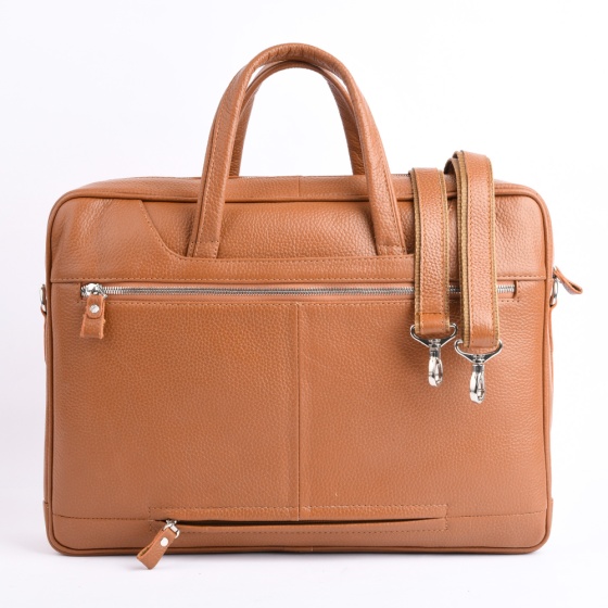 کیف اداری طرح آرتا چرم فلوتر عسلی