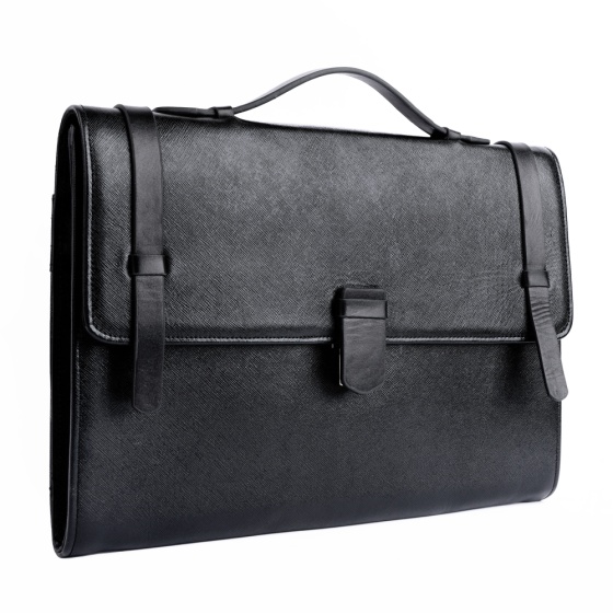 کیف جافولدری طرح رایکا چرم مونت بلانک مشکی