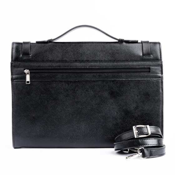 کیف جافولدری طرح رایکا چرم مونت بلانک مشکی