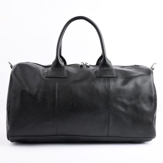 کیف ورزشی لئون چرم مشکی فلوتر