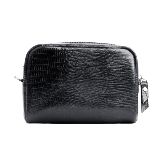 کیف دوشی زنانه مینو لیزارد مشکی