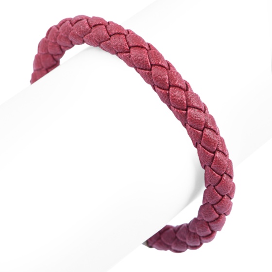 دستبند بافت زنانه قرمز