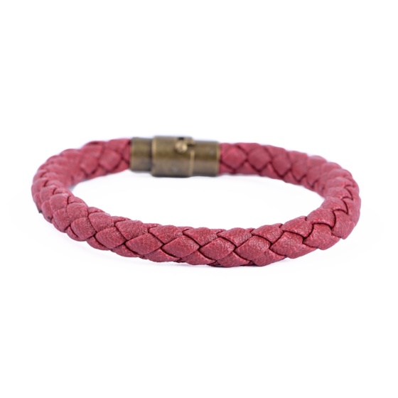 دستبند بافت زنانه قرمز