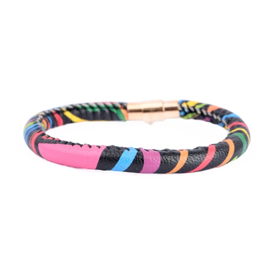 دستبند زنانه لول طرح دار شماره 1