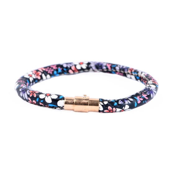 دستبند زنانه لول طرح گل دار شماره 2