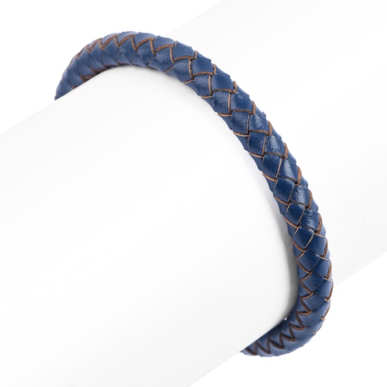 دستبند بافت سورمه ای