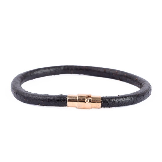 دستبند تک دور لول بزرگ قهوه ای