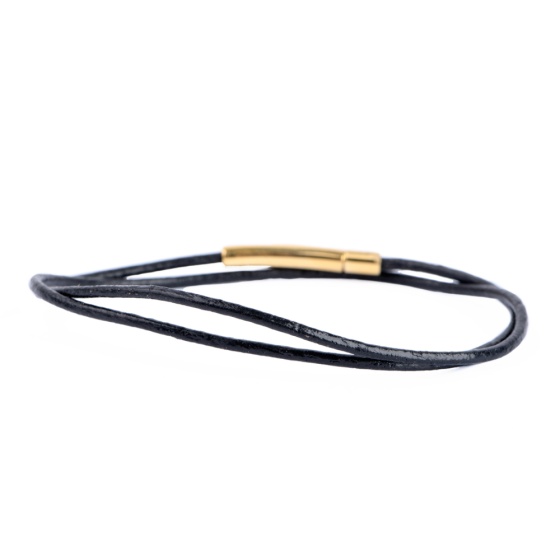 دستبند زنانه دو دور لول مشکی