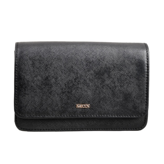 کیف دوشی زنانه آمبر مشکی مونت بلانک