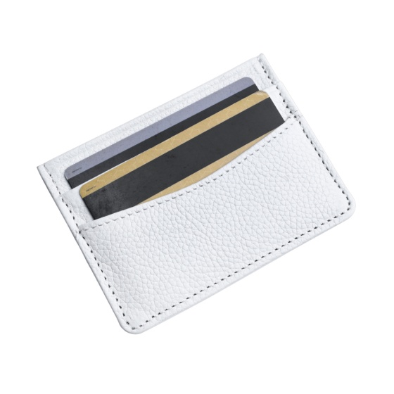 کیف کارت چرم سفید
