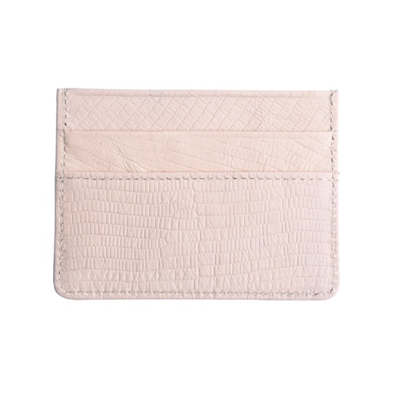 کیف کارت چرم کرم لیزارد