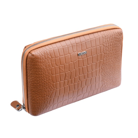 کیف پاسپورتی عسلی کروکودیل