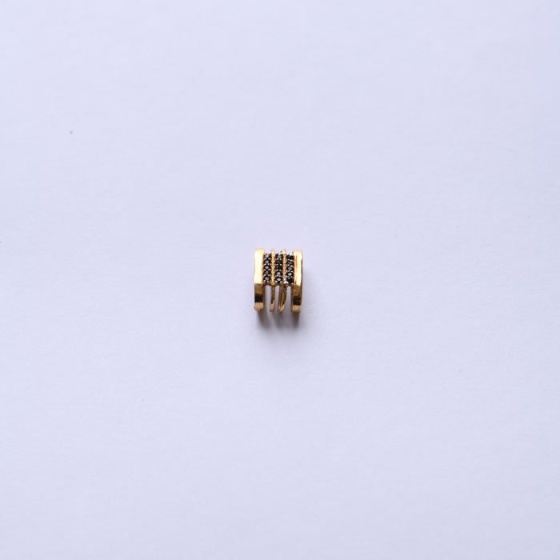 دستبند طلا چرم مردانه طرح میرا