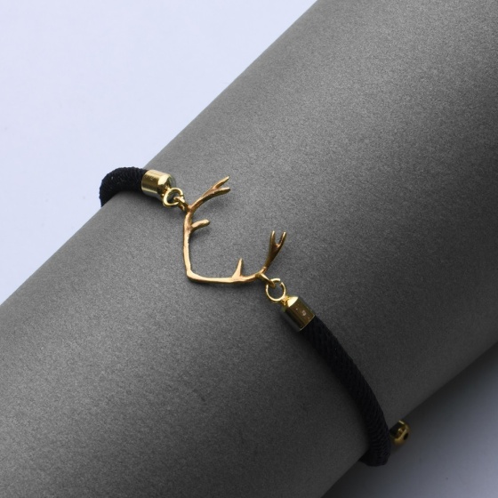 دستبند طلا زنانه طرح گوزن