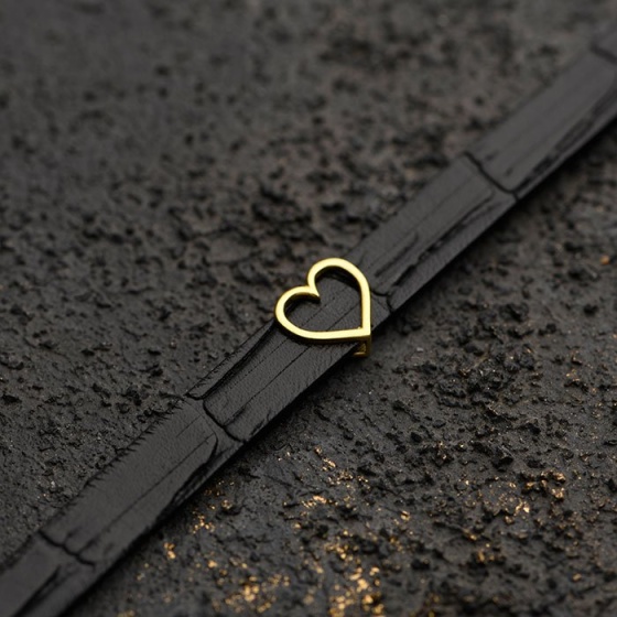 دستبند طلا زنانه قلب