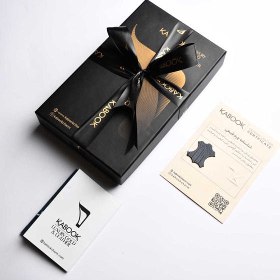 قاب موبایل طلا چرم اسم محمد