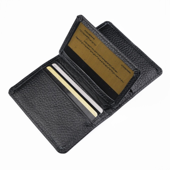 کیف کارت طرح فاتر چرم فلوتر مشکی