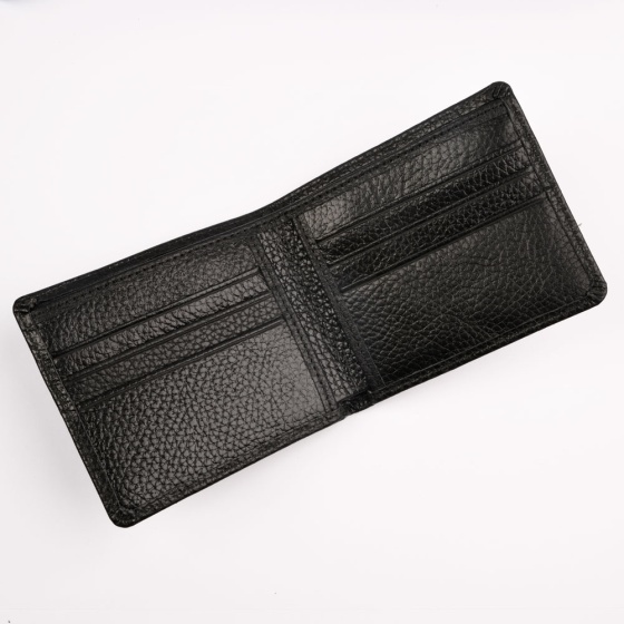 کیف جیبی طرح شهسان چرم فلوتر مشکی