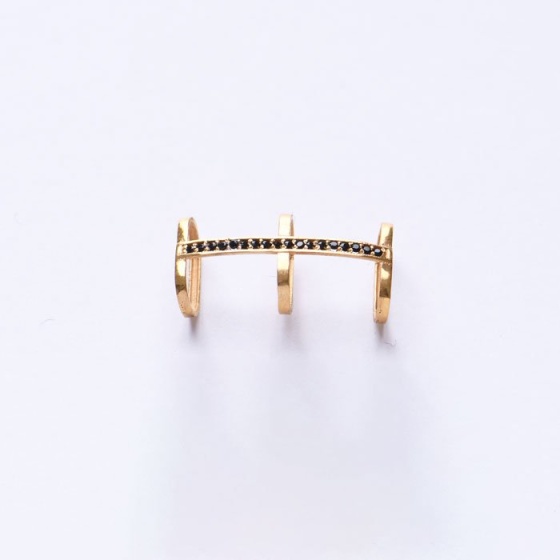 دستبند مردانه طلا چرم طرح پریما