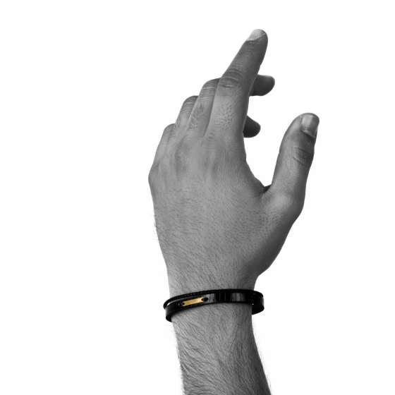 دستبند مردانه طلا طرح 67