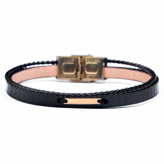 دستبند مردانه طلا طرح 67