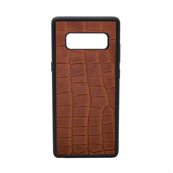 قاب موبایل سامسونگ Note 8 چرم عسلی