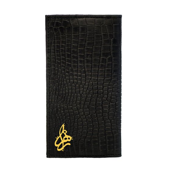 کیف پول کتی چرم با پلاک اسم زهرا