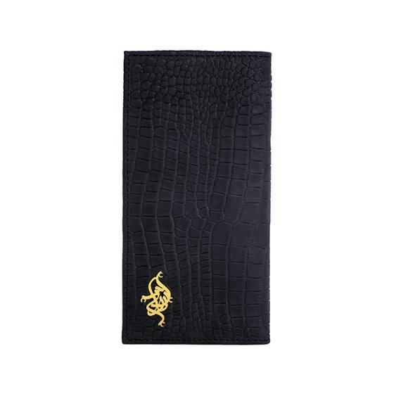 کیف کتی چرم با پلاک طلا اسم شهداد