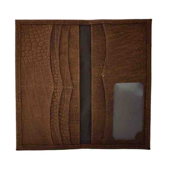 کیف کتی چرم با پلاک طلا اسم سوگند