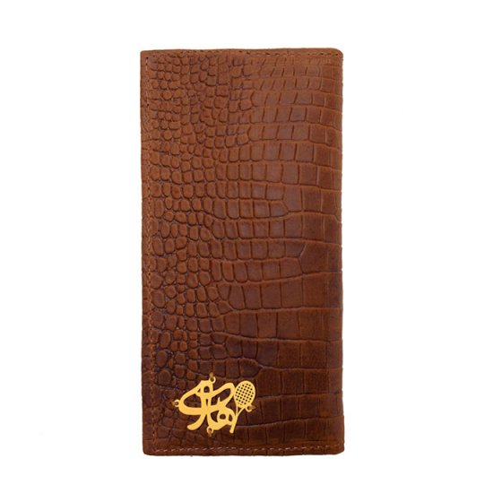 کیف پول کتی چرم با پلاک اسم هادی