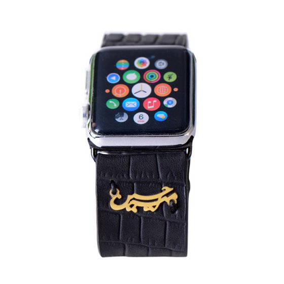 بند اپل واچ با پلاک اسم امیرحسین
