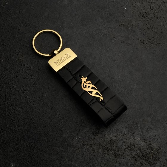 جاکلیدی طلا چرم اسم امین