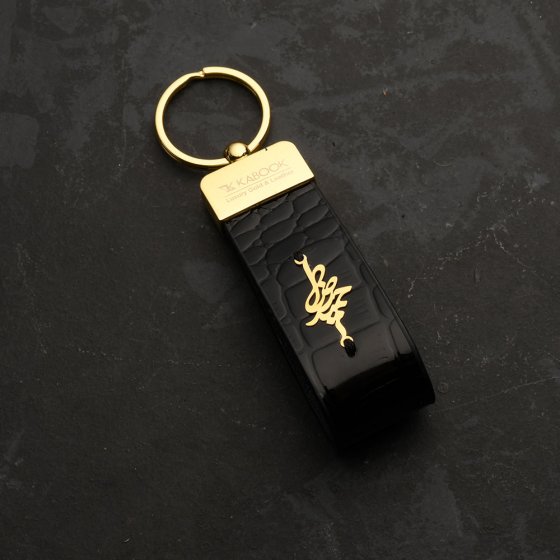 جاکلیدی طلا چرم اسم حمیدرضا