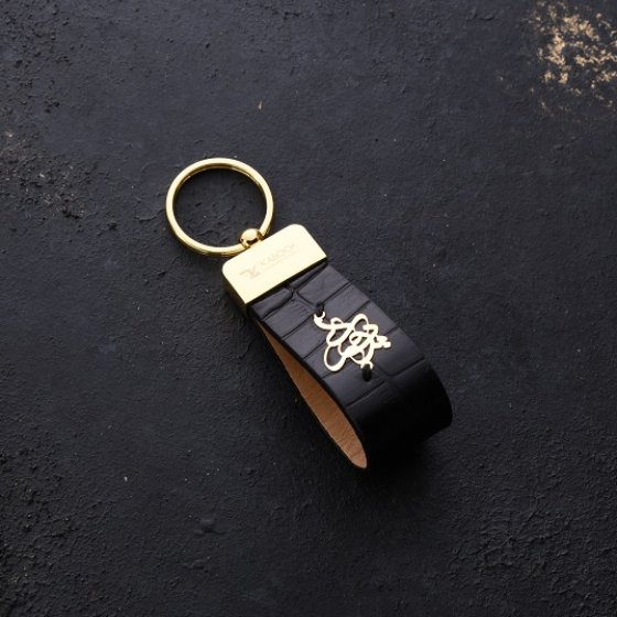 جاکلیدی طلا چرم اسم پوریا