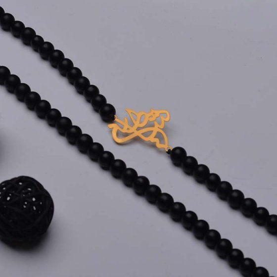 گردنبند با پلاک طلا اسم شاهین