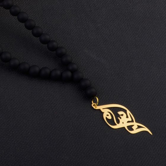 گردنبند با پلاک طلا اسم امیرسام