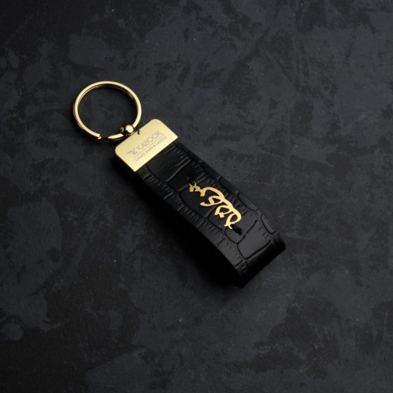 جاکلیدی طلا چرم اسم سینا