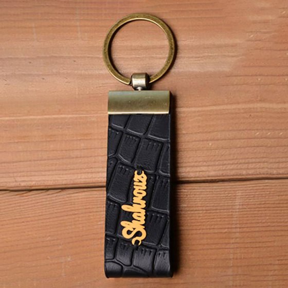 جاکلیدی طلا چرم با اسم شهروز