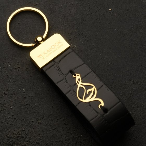 جا کلیدی طلا چرم اسم احسان