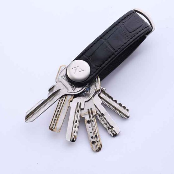 جاکلیدی Compact Key چرم مشکی