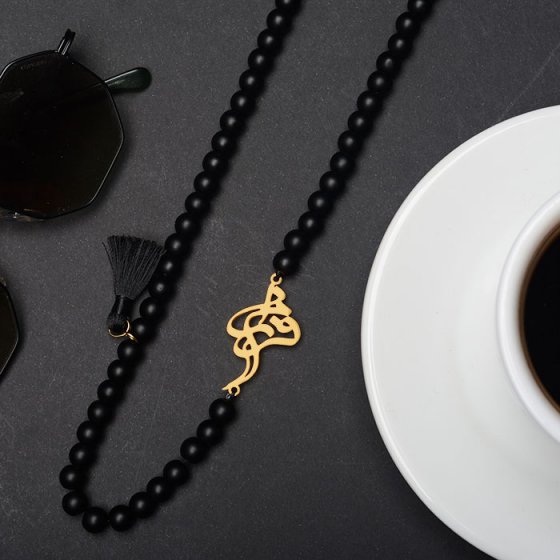 گردنبند با پلاک طلا اسم فرزام