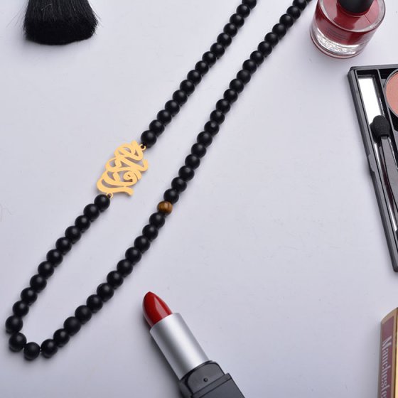 گردنبند با پلاک طلا اسم فرزانه