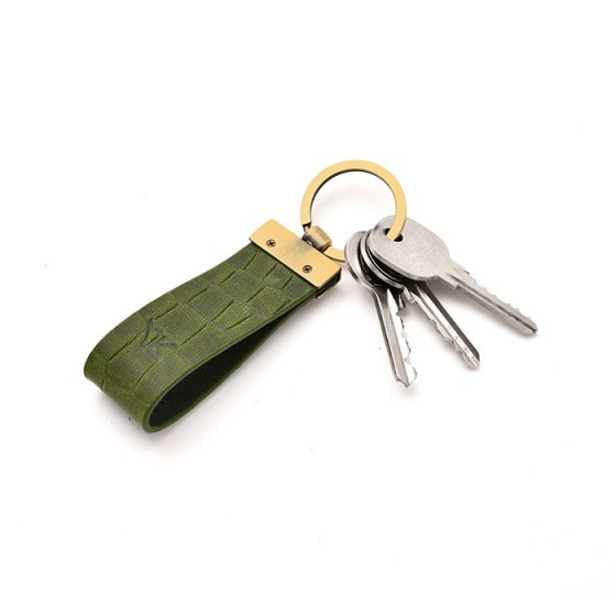 جاکلیدی طلا چرم پلاک لوگو رولکس