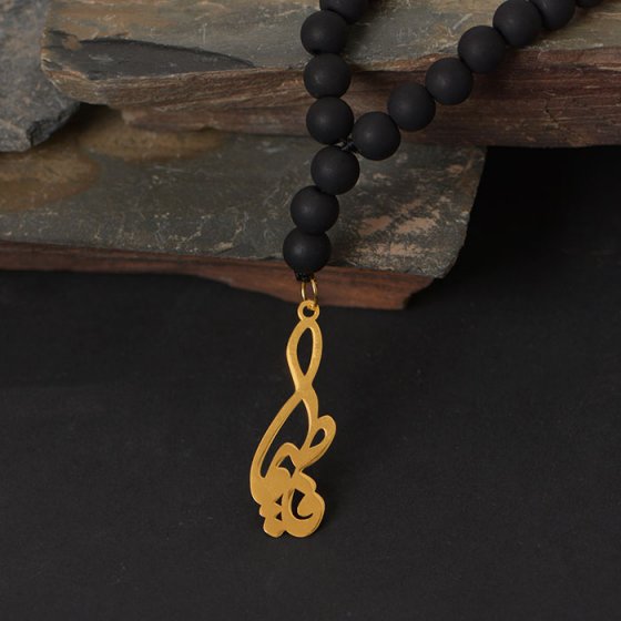 گردنبند با پلاک طلا اسم فاطیما