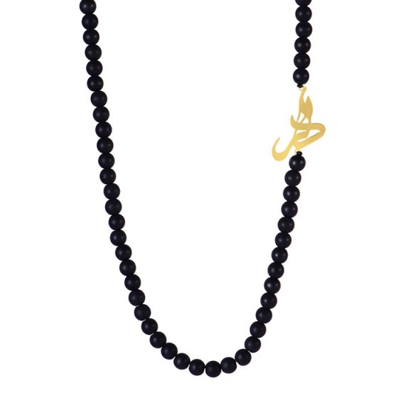 گردنبند با پلاک طلا اسم مادر