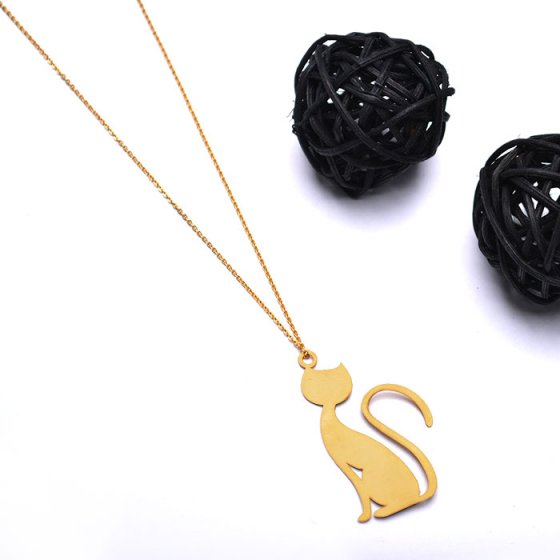 گردنبند با طرح گربه
